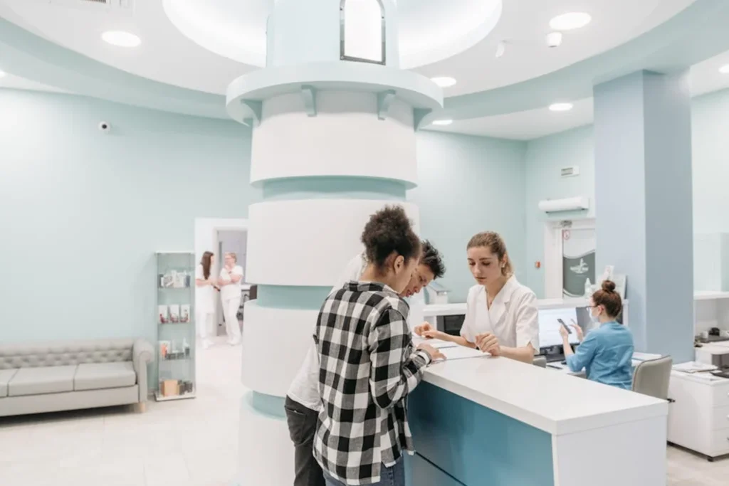 Modern counseling office